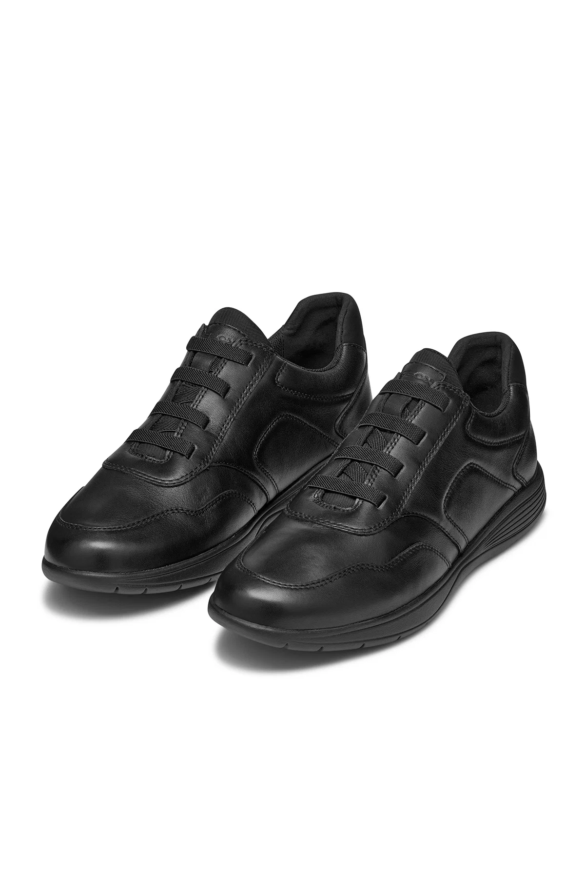 Geox Erkek Siyah Spherica Ec2 Bağcıklı Deri Sneaker - Image 3