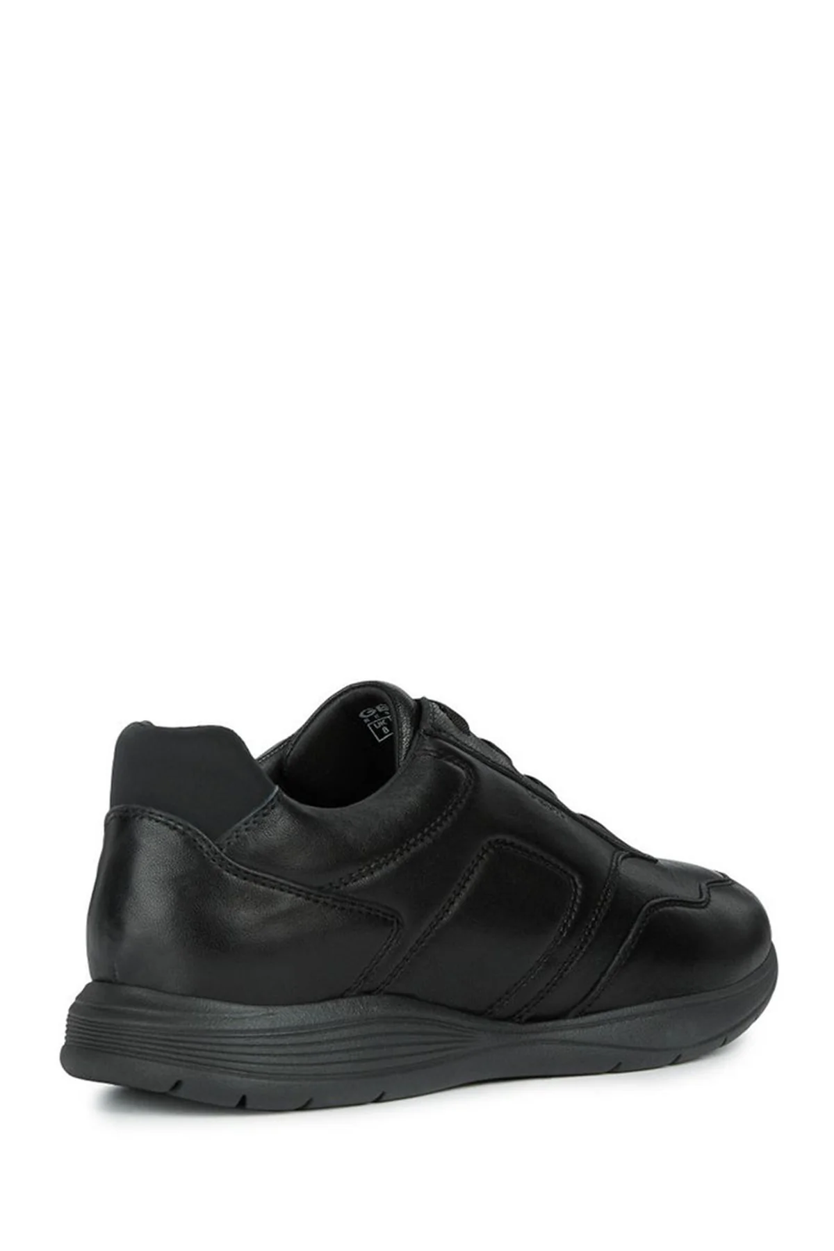 Geox Erkek Siyah Spherica Ec2 Deri Casual Sneaker - Image 4