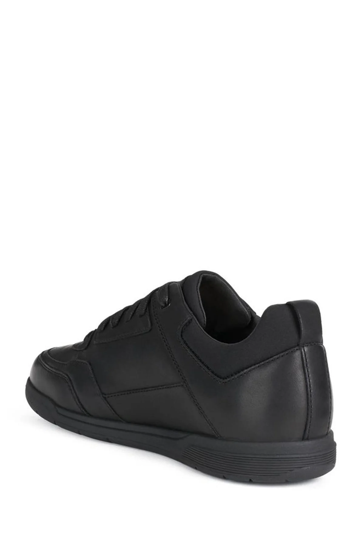 Geox Erkek Siyah Spherica Ec3 Bağcıklı Deri Casual Sneaker - Image 2