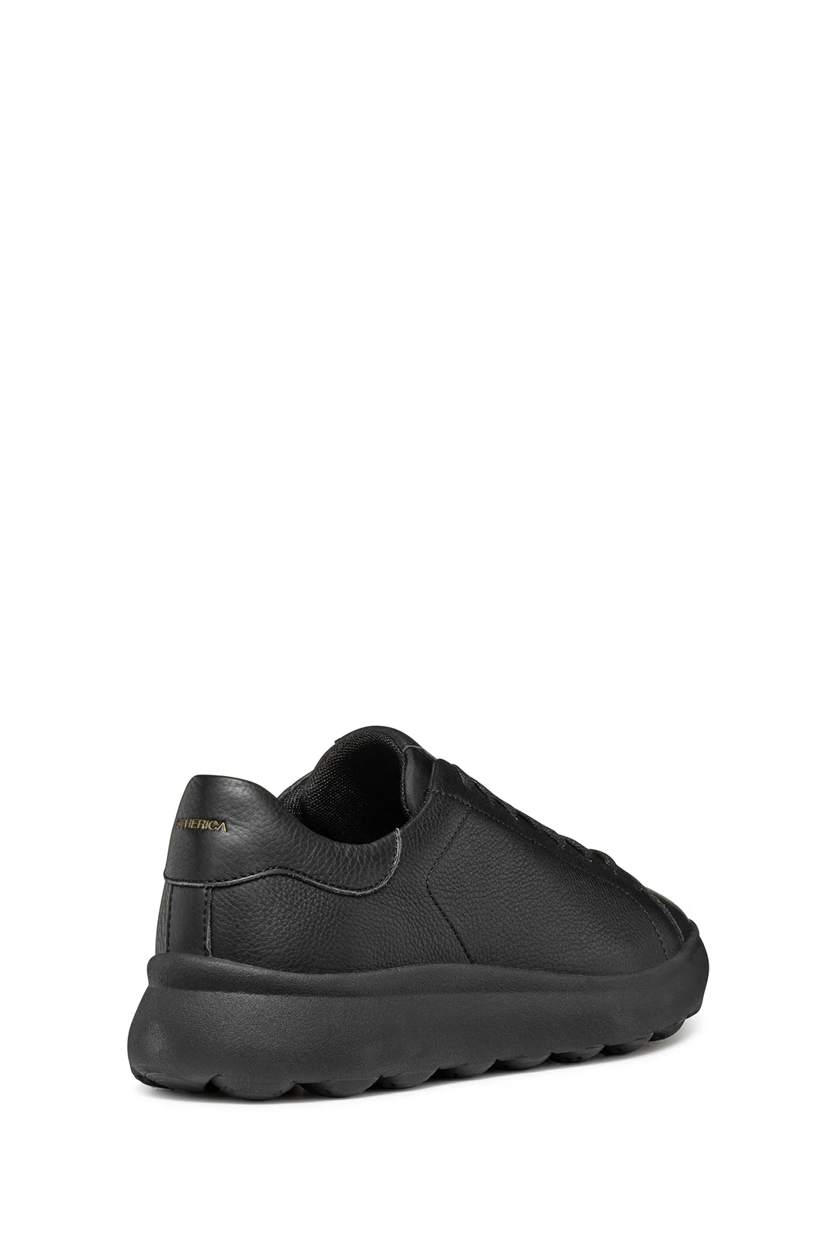Geox erkek Siyah Spherica Ec4.1 Bağcıklı Deri Sneaker - Image 2