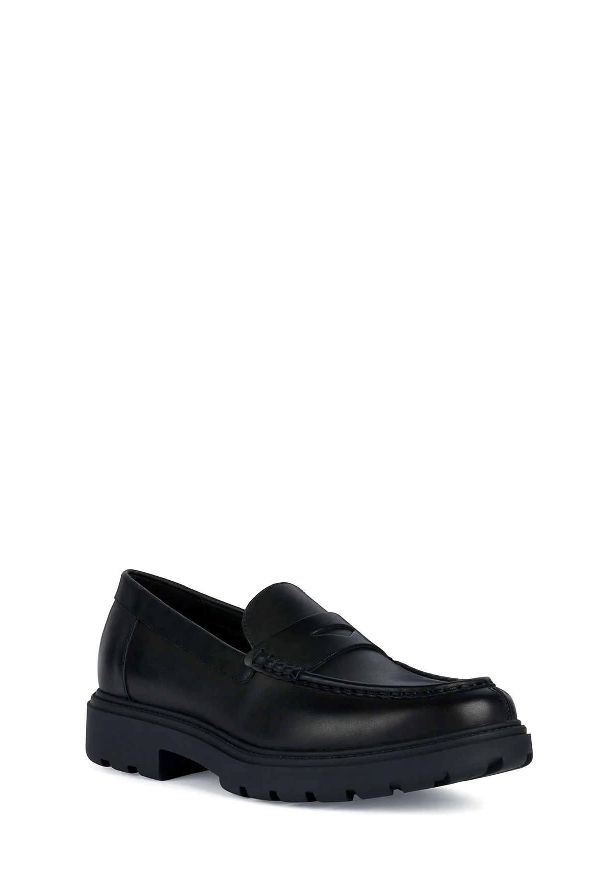 Geox Erkek Siyah Spherica Ec7 Deri Klasik Loafer - Image 3