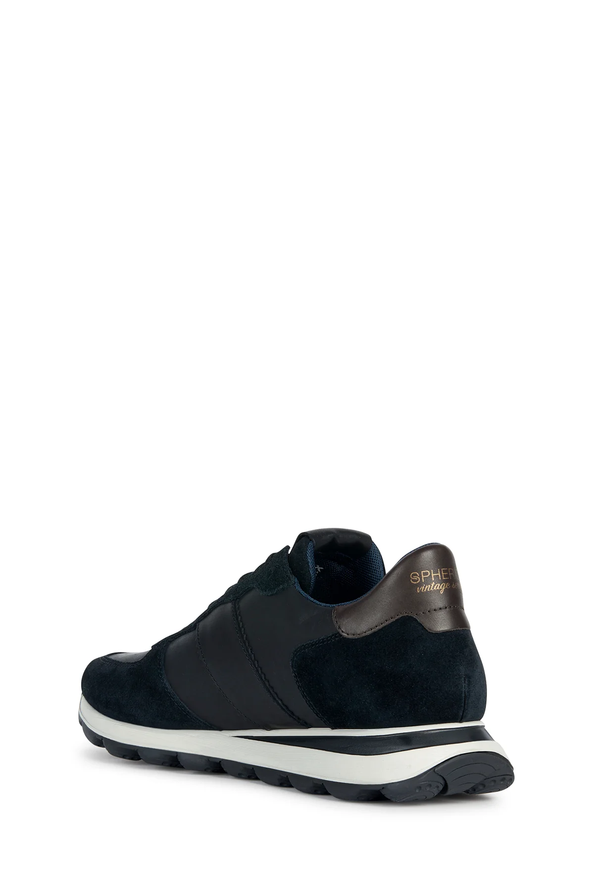 Geox Erkek Siyah Spherica VSeries Süet Deri Sneaker - Image 2
