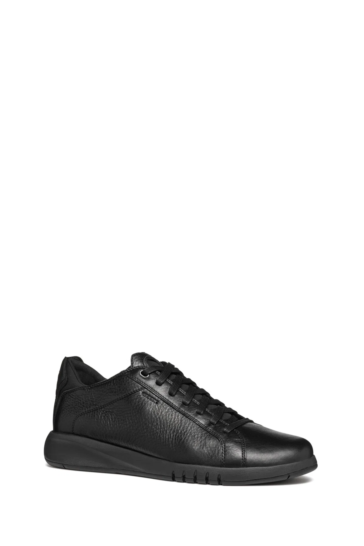 Geox Erkek Siyah U Aerantis A - Tumb Bağcıklı Deri Sneaker - Image 6