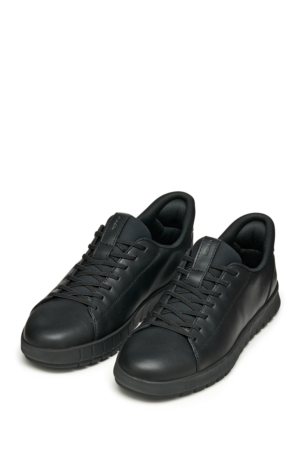 Geox Erkek Siyah U Flextrıde Plus Bağcıklı Deri Sneaker - Image 3