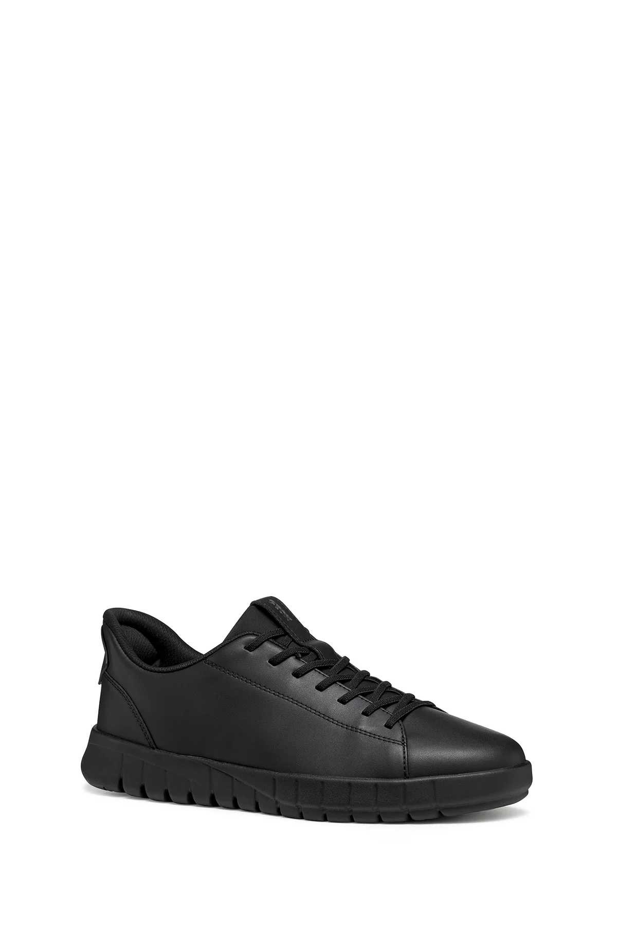 Geox Erkek Siyah U Flextrıde Plus Bağcıklı Deri Sneaker - Image 6