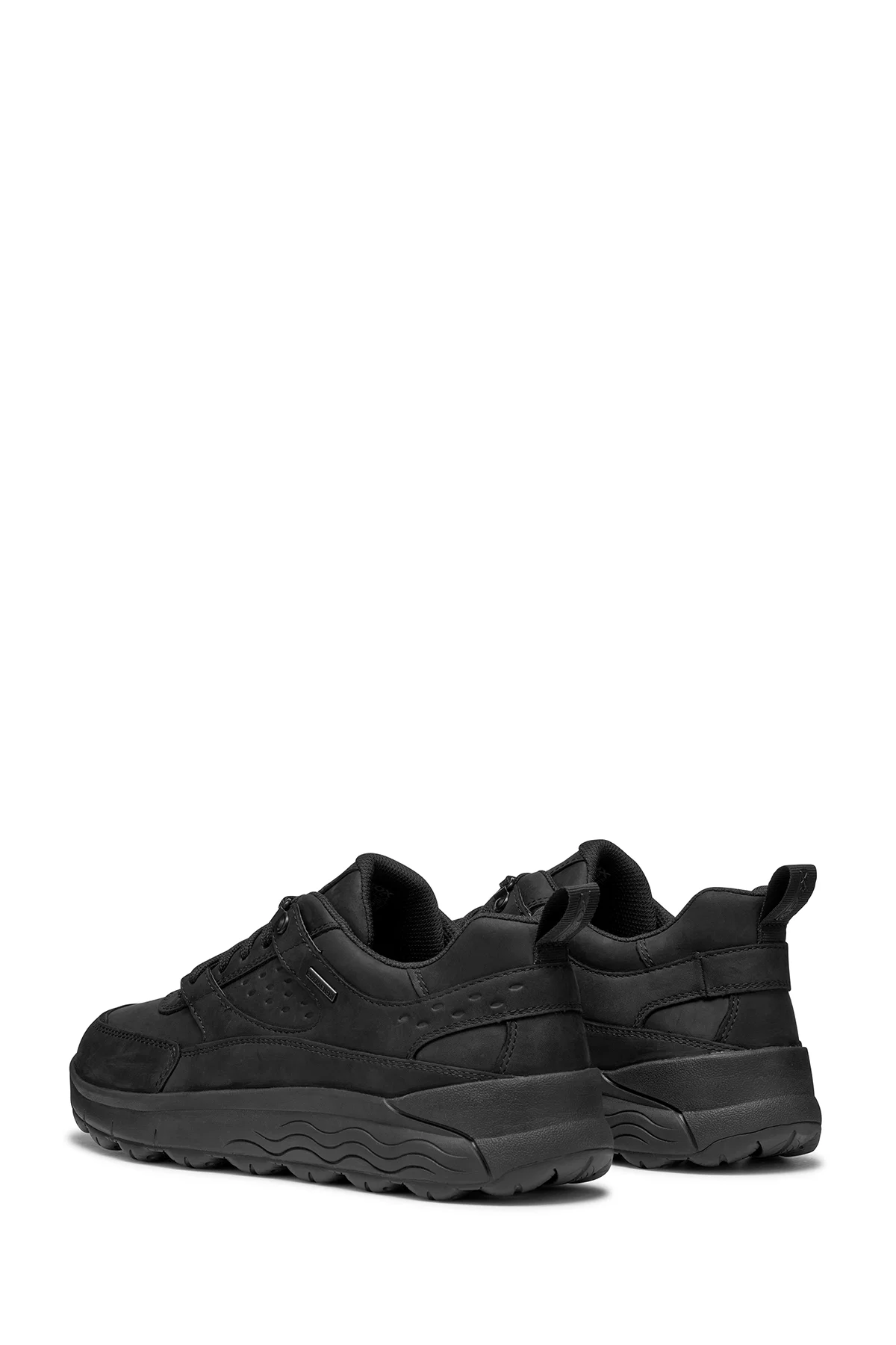 Geox Erkek Siyah U Spherica 4x4 B Abx D Waterproof Deri Sneaker - Image 4
