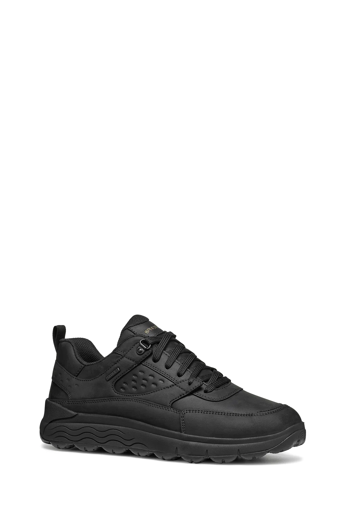 Geox Erkek Siyah U Spherica 4x4 B Abx D Waterproof Deri Sneaker - Image 5
