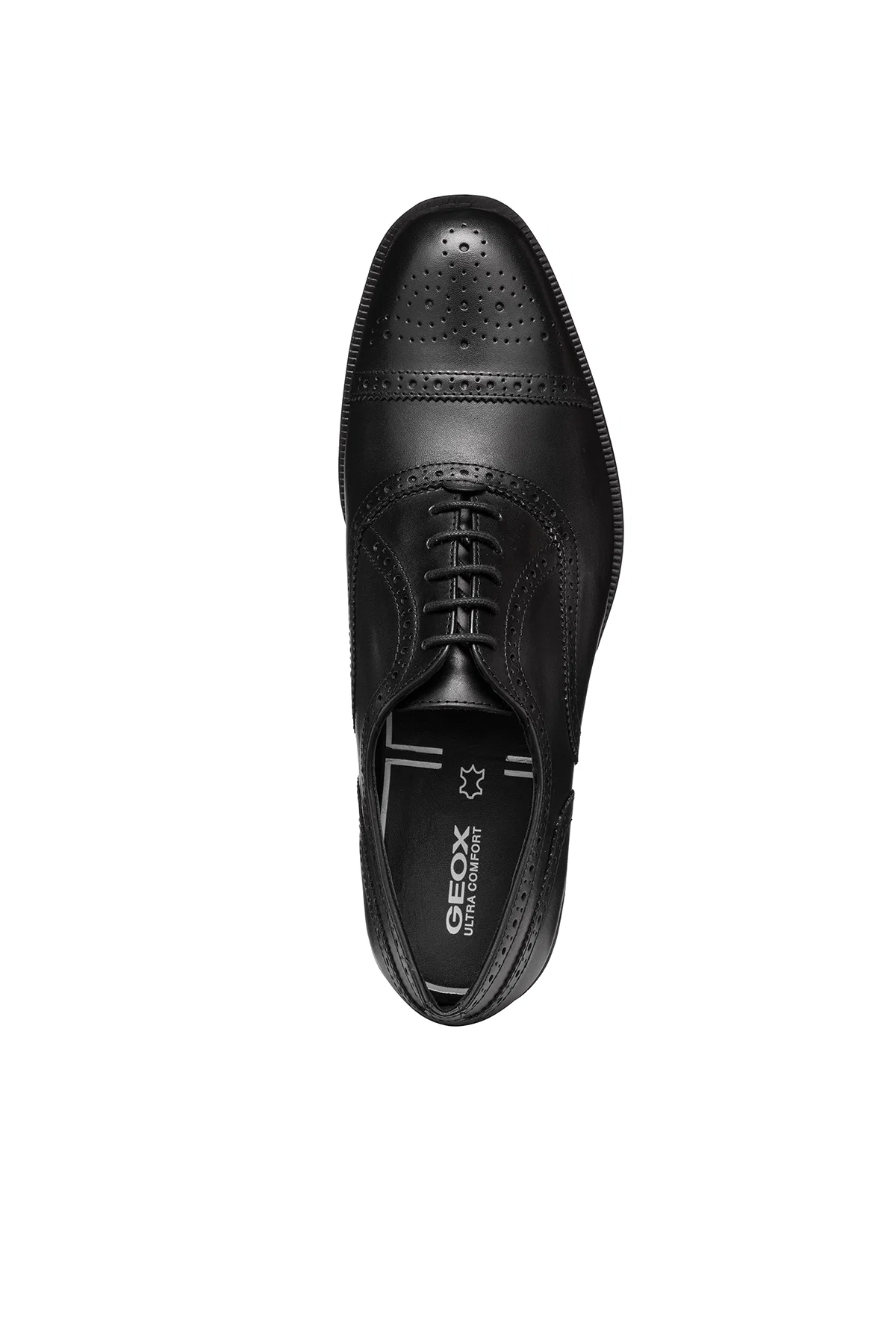 Geox Erkek Siyah Walk Pleasure F Bağcıklı Deri Casual Ayakkabı - Image 5