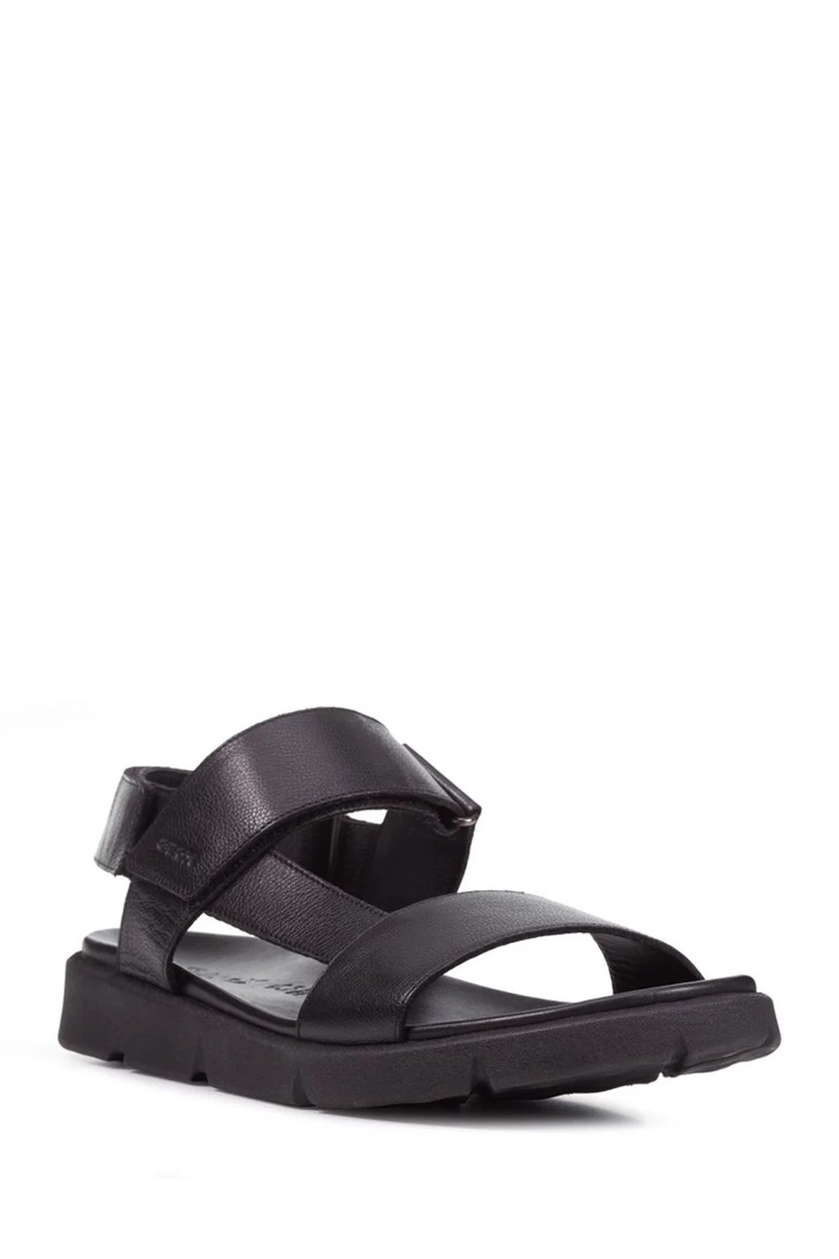 Geox Erkek Siyah Xand 2s Deri Sandalet - Image 3