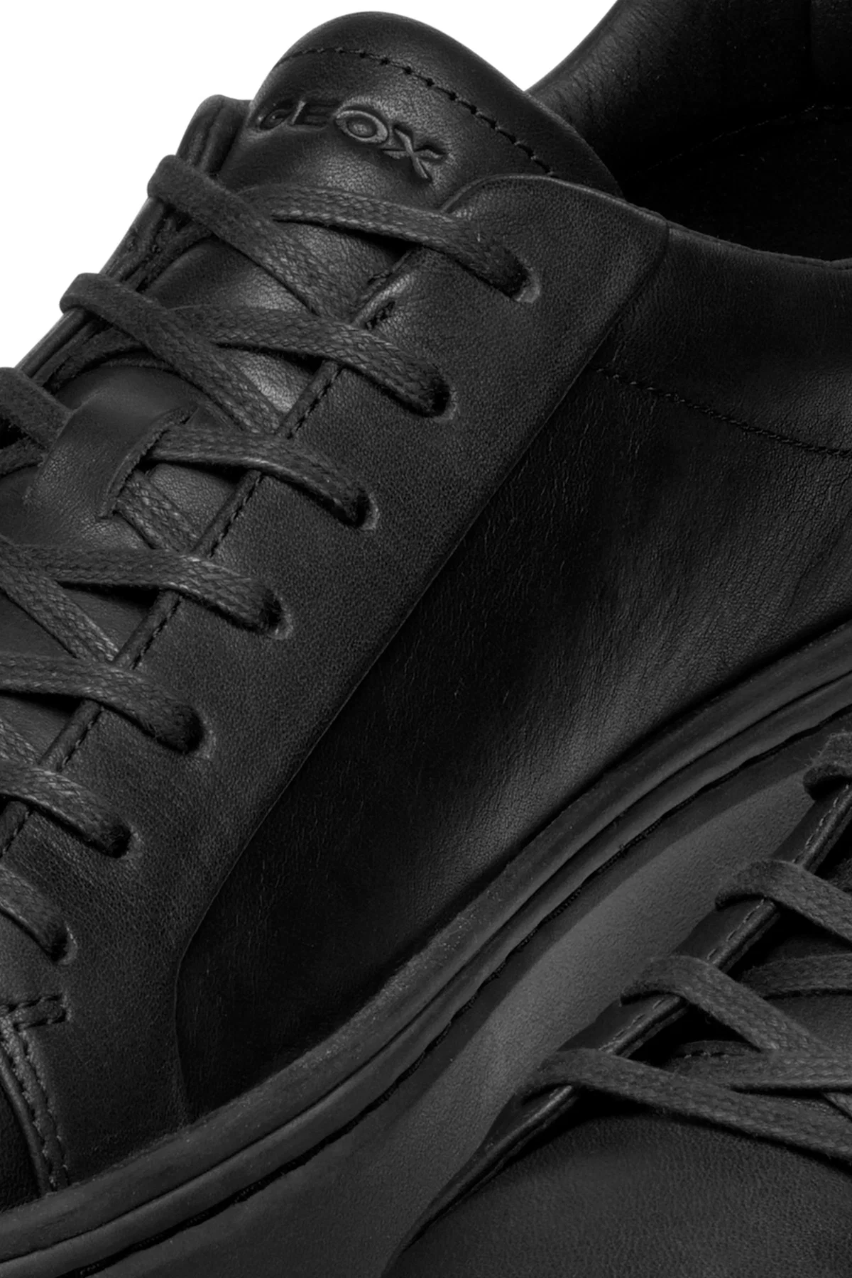 Geox Erkek Siyah Zackerty Bağcıklı Deri Casual Ayakkabı - Image 11