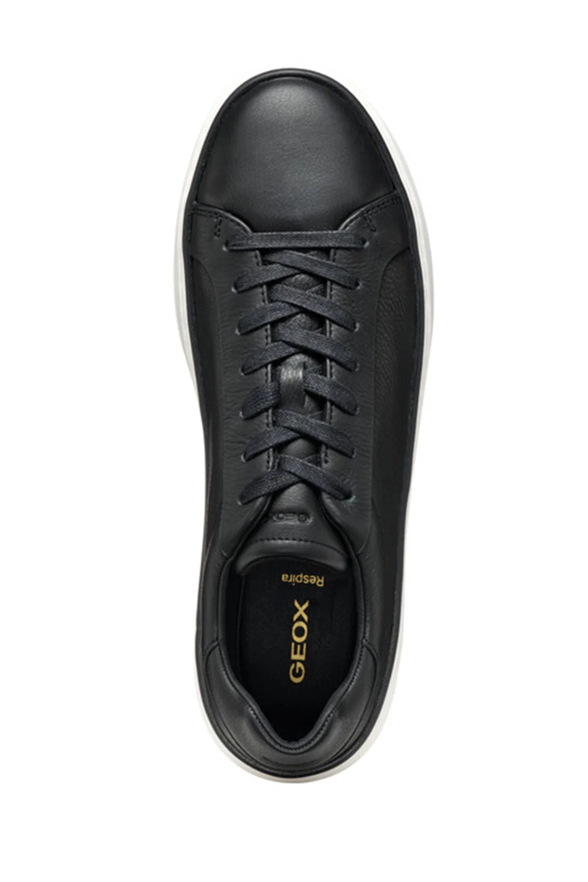 Geox Erkek Siyah Zackerty Bağcıklı Deri Sneaker - Image 9