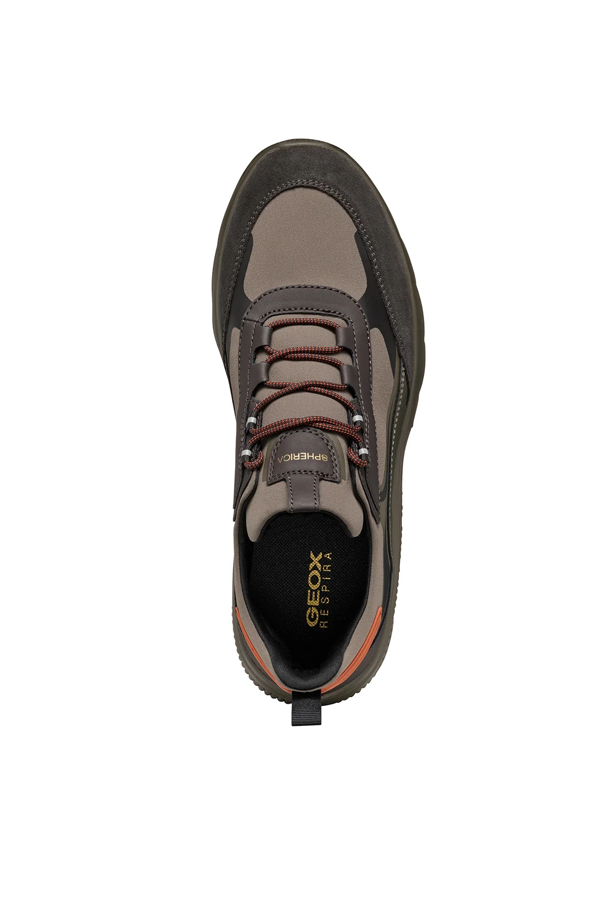 Geox Erkek Vizon Spherica Actif Bağcıklı Sneaker - Image 5