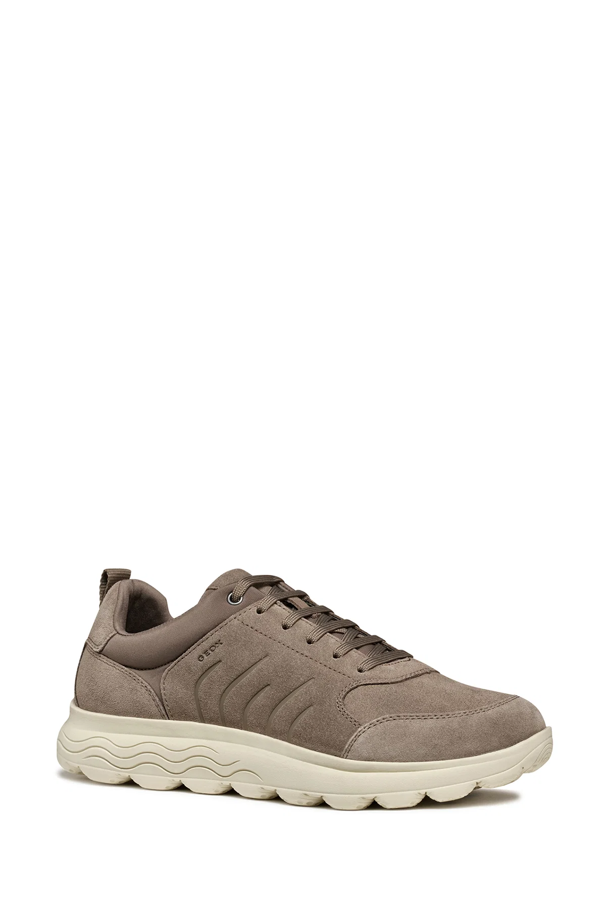 Geox Erkek Vizon Spherica Bağcıklı Deri Sneaker - Image 3