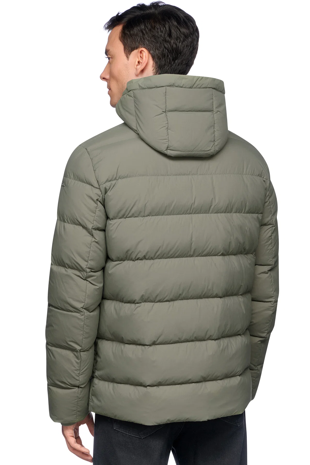 Geox Erkek Yeşil M Elver Kapüşonlu Mont - Image 6