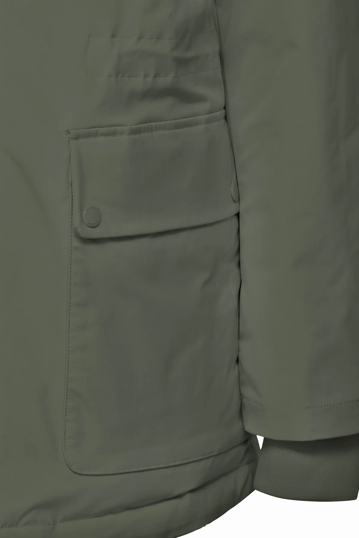 Geox Erkek Yeşil Norwolk Kürk Detaylı Mont - Image 5