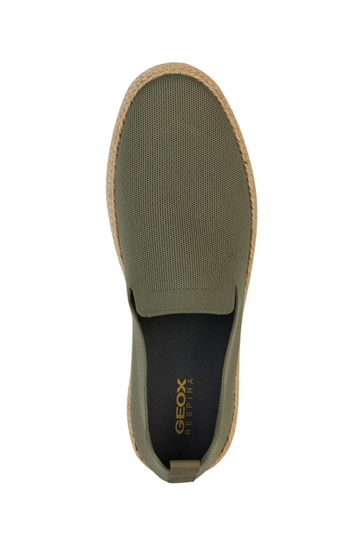 Geox Erkek Yeşil Pantelleria Hasır Deri Espadril - Image 5