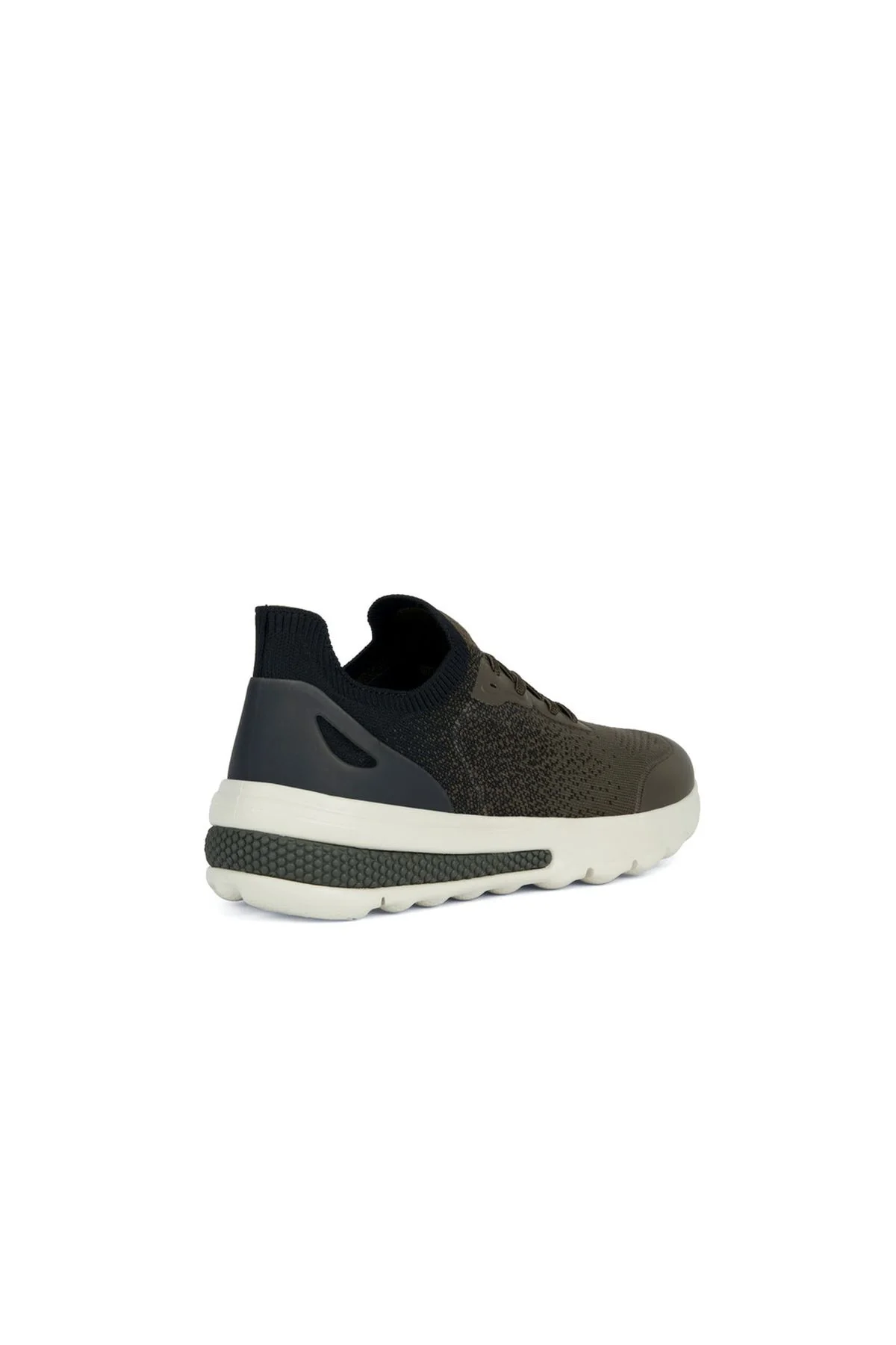 Geox Erkek Yeşil Spherica Bağcıklı Kalın Tabanlı Deri Sneaker - Image 4
