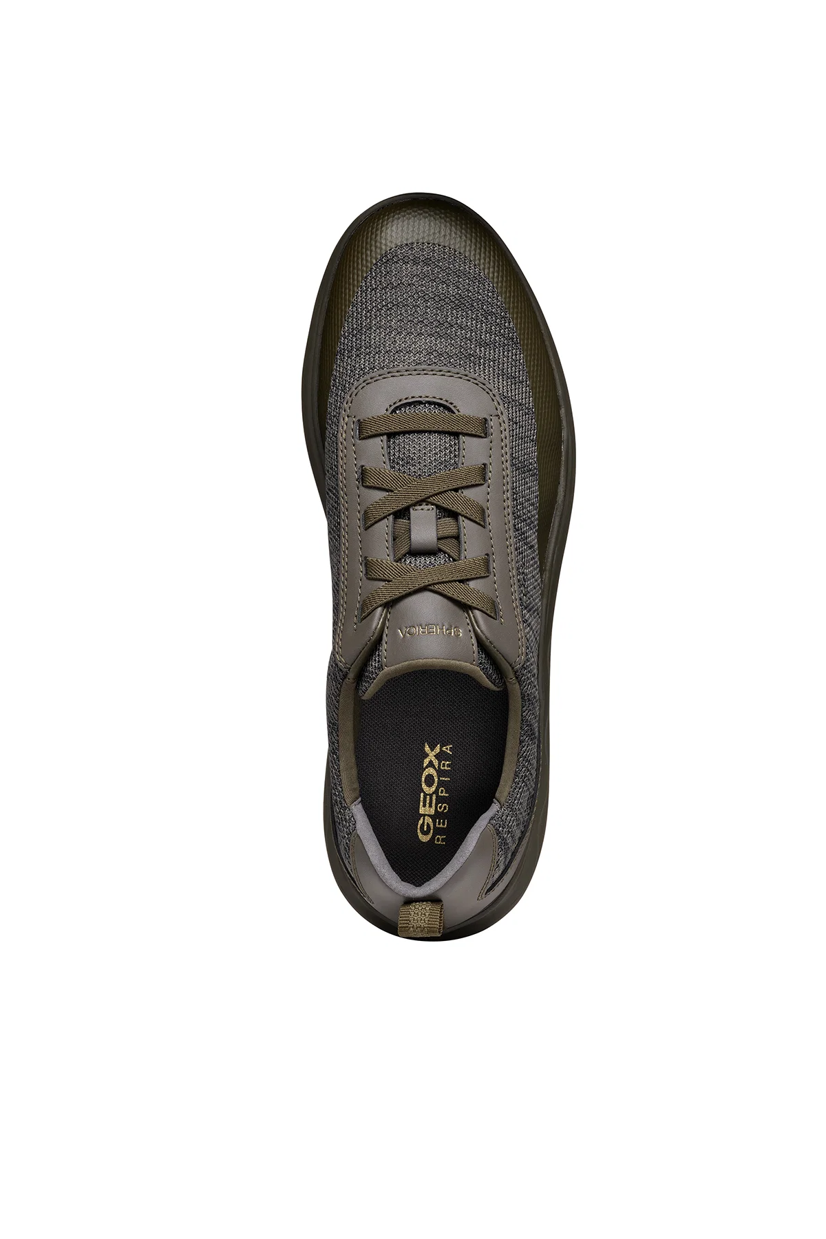 Geox Erkek Yeşil Spherica Bağcıklı Sneaker - Image 9