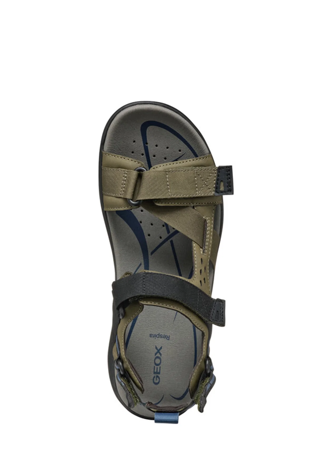 Geox Erkek Yeşil U Terreno + Grip B Te + Nbk Sy Çift Bantlı Kumaş Sandalet - Image 5