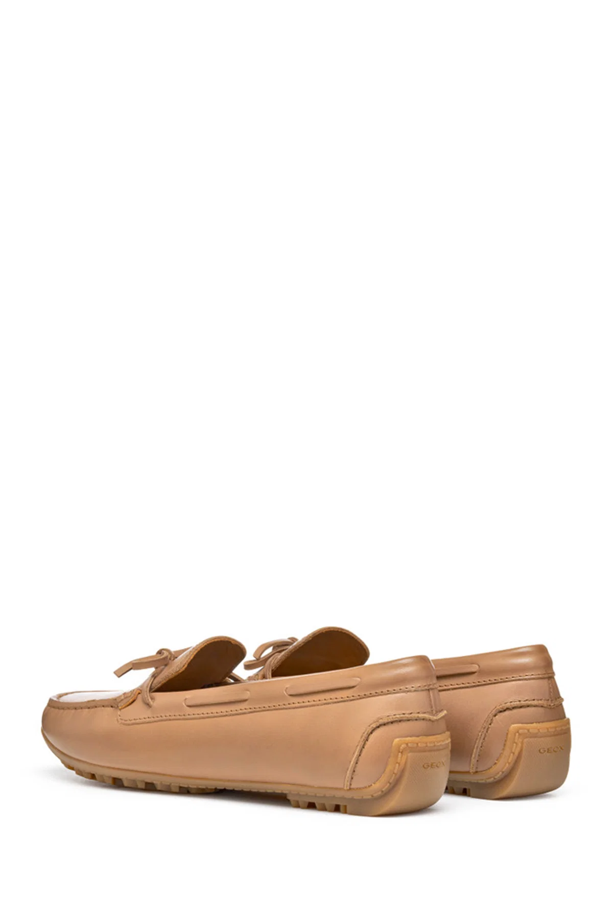 Geox Kadın Bej Deri Loafer - Image 5