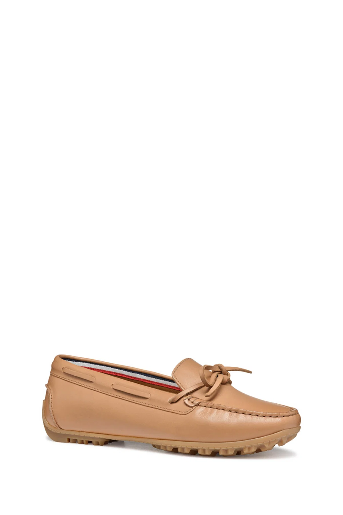 Geox Kadın Bej Deri Loafer - Image 6