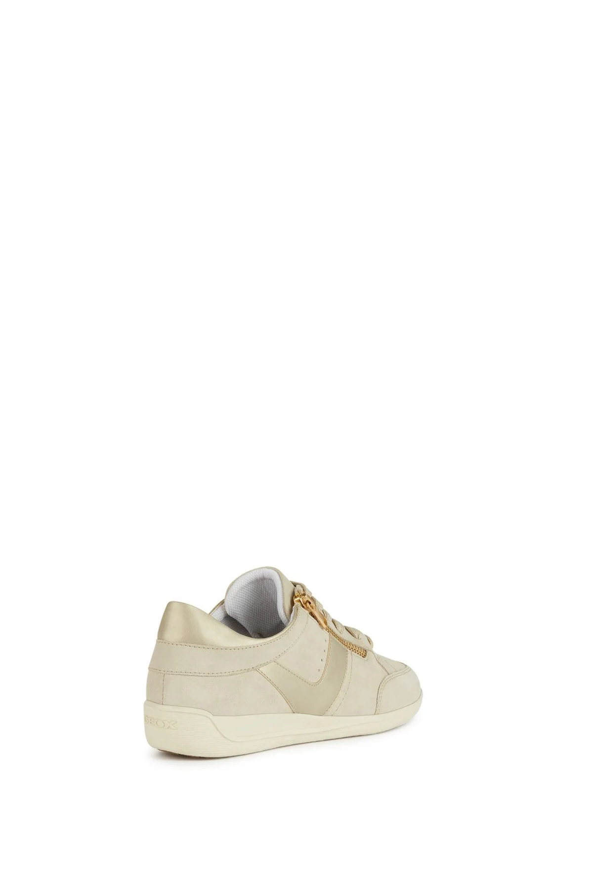 Geox Kadın Bej Myria Bağcıklı Deri Sneaker - Image 5