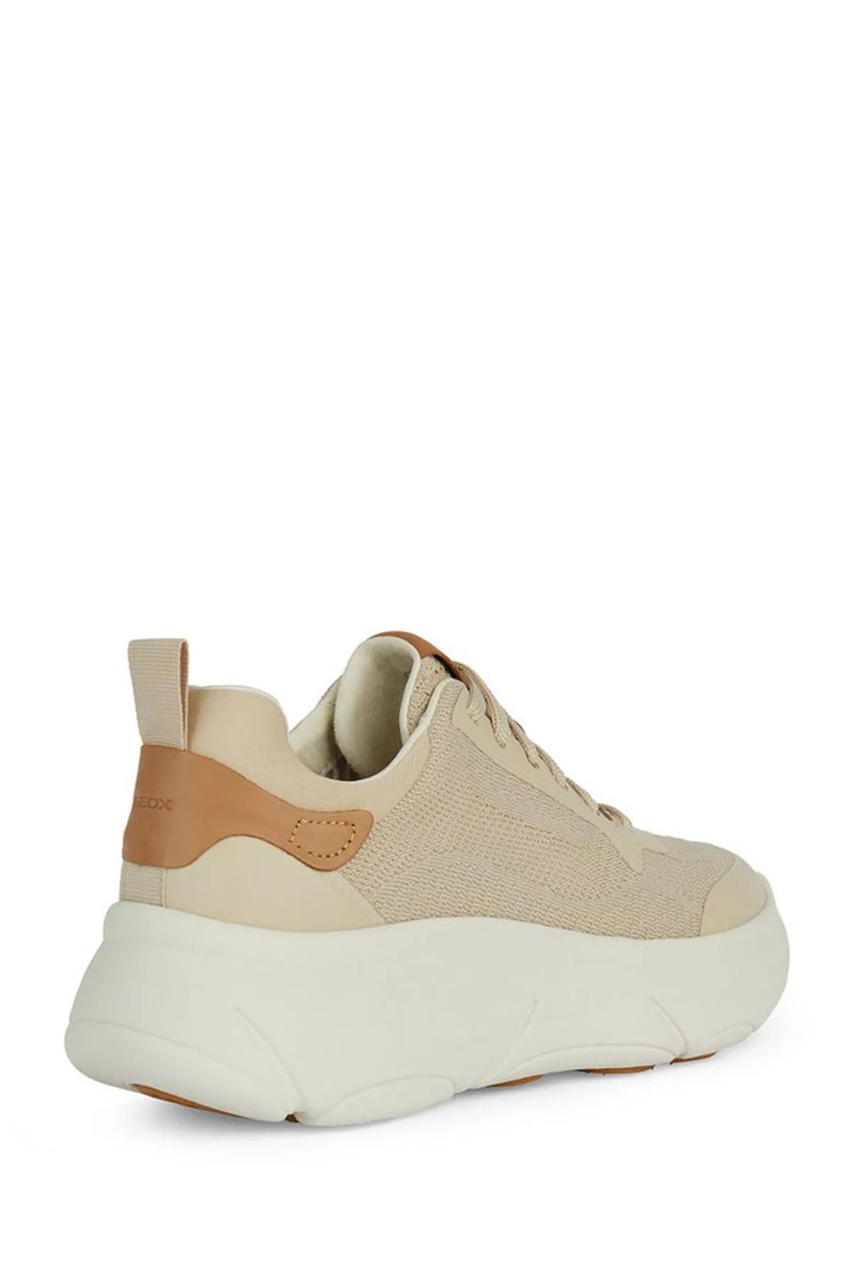 Geox Kadın Bej Nebula 2.0 X Bağcıklı Kumaş Sneaker - Image 4