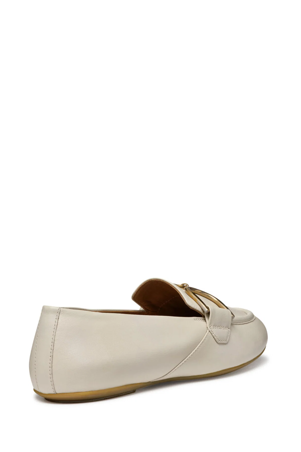 Geox Kadın Bej Palmaria Deri Loafer - Image 4