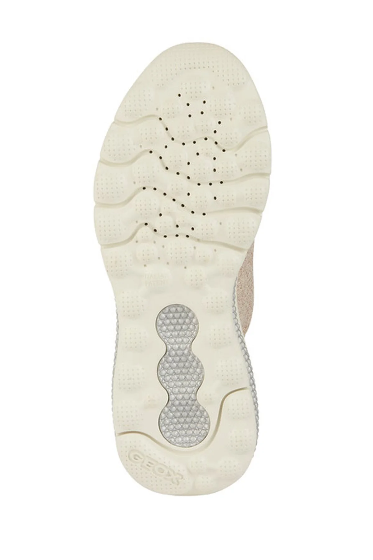 Geox Kadın Bej Spherica Actif Kalın Tabanlı Bağcıklı Kumaş Sneaker - Image 6