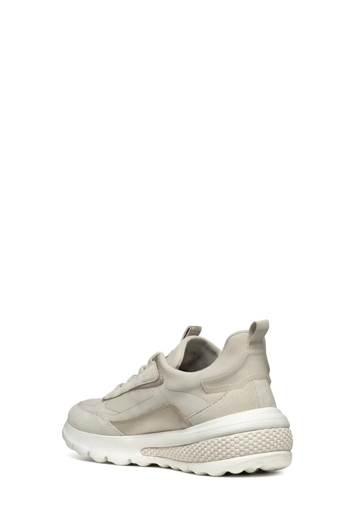 Geox Kadın Bej Spherica Bağcıklı Kumaş Sneaker - Image 4