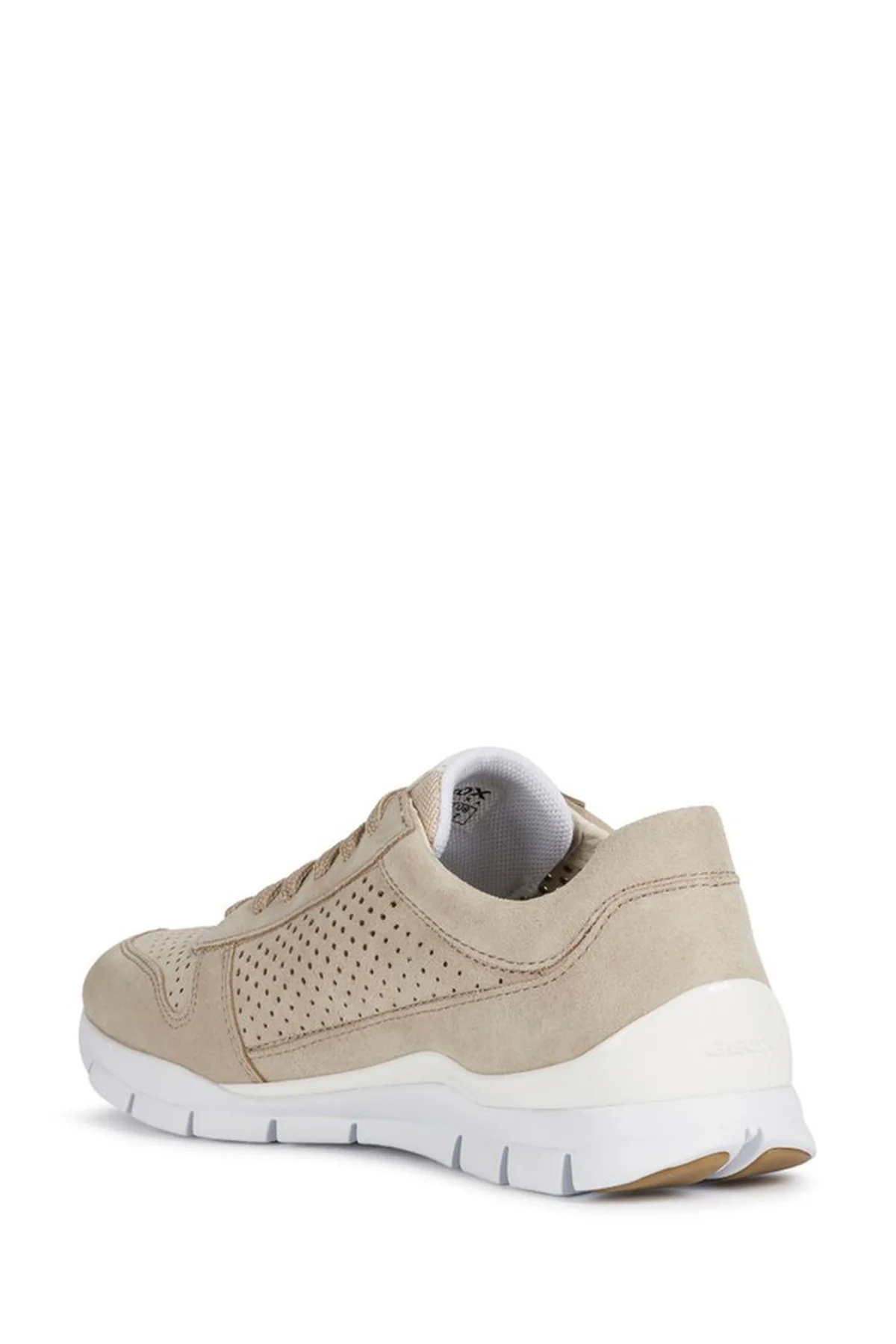 Geox Kadın Bej Sukie Bağcıklı Kumaş Sneaker - Image 4