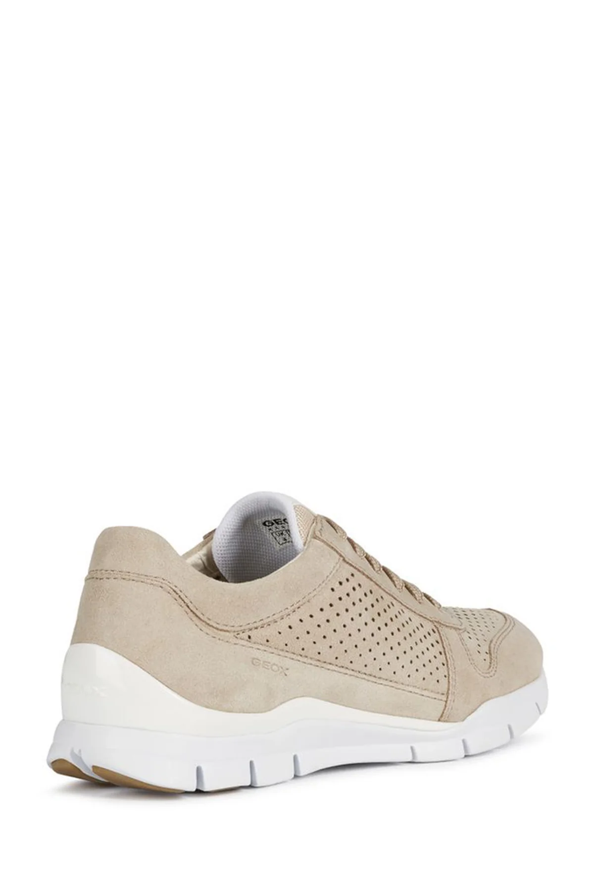 Geox Kadın Bej Sukie Bağcıklı Kumaş Sneaker - Image 5