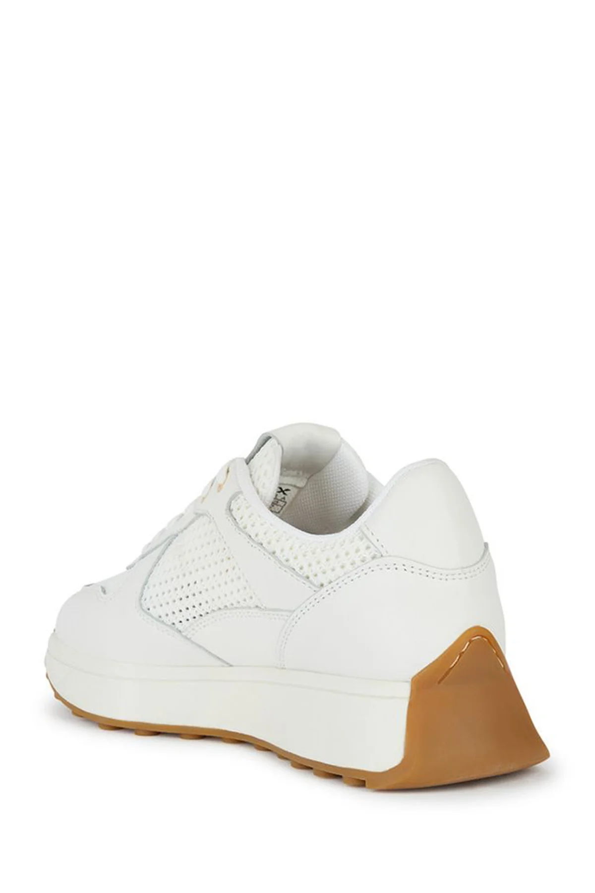 Geox Kadın Beyaz Amabel Bağcıklı Deri Sneaker - Image 2