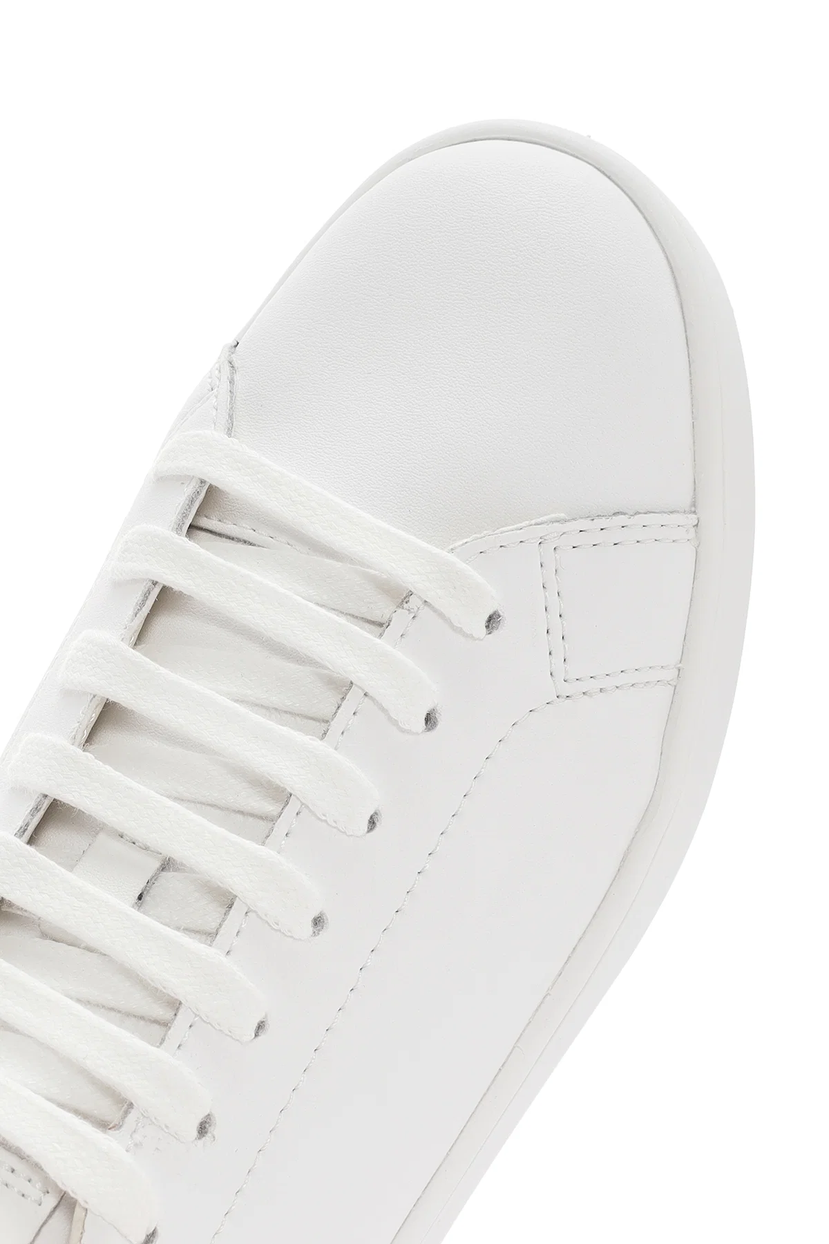 Geox Kadın Beyaz Bağcıklı  Spherica Ecub Deri Sneaker - Image 10