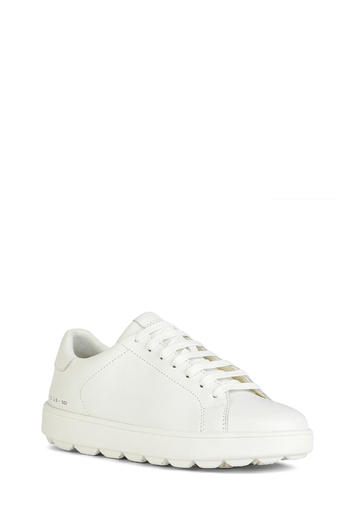 Geox Kadın Beyaz Bağcıklı  Spherica Ecub Deri Sneaker - Image 3