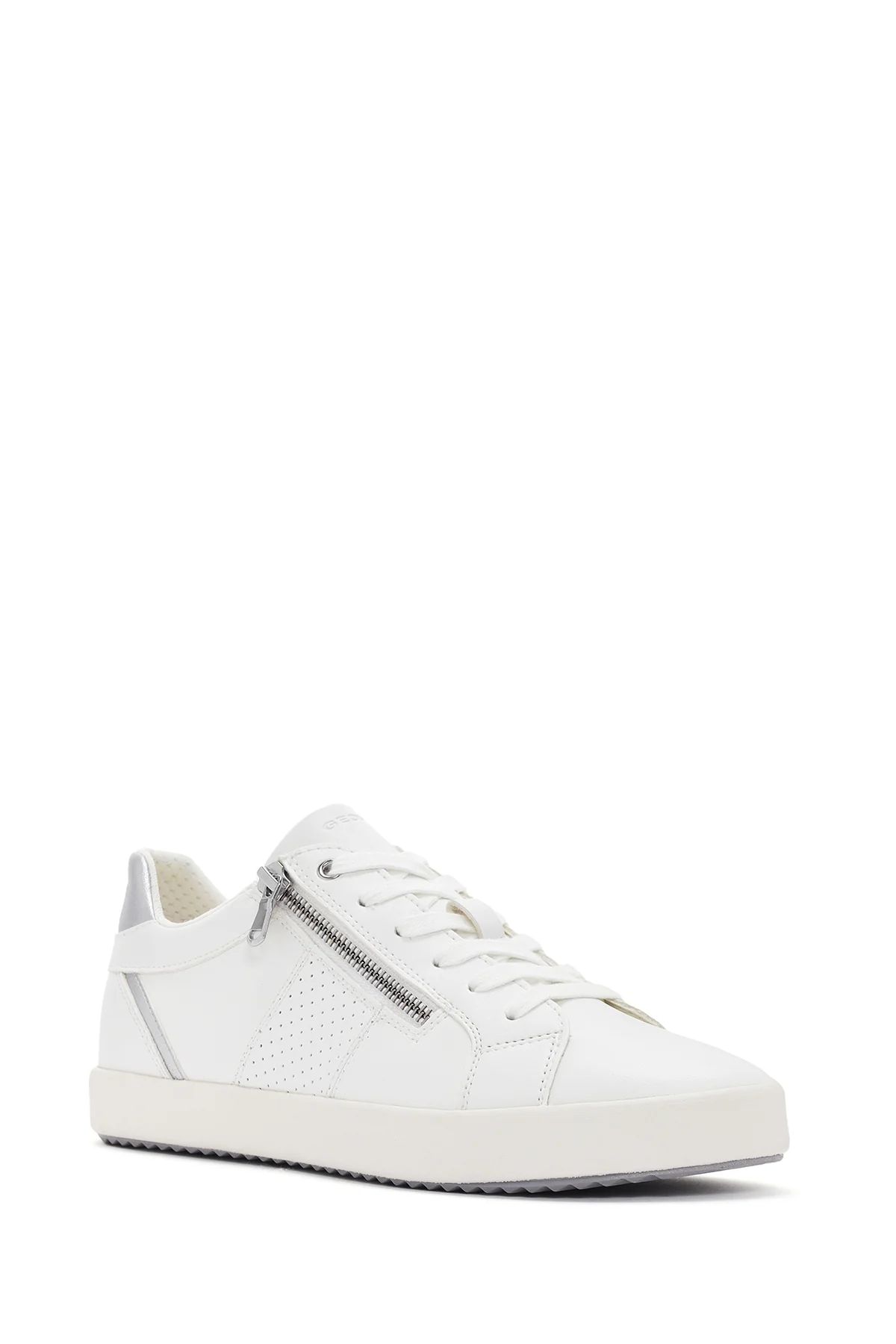 Geox Kadın Beyaz Blomiee Bağcıklı Deri Sneaker - Image 6