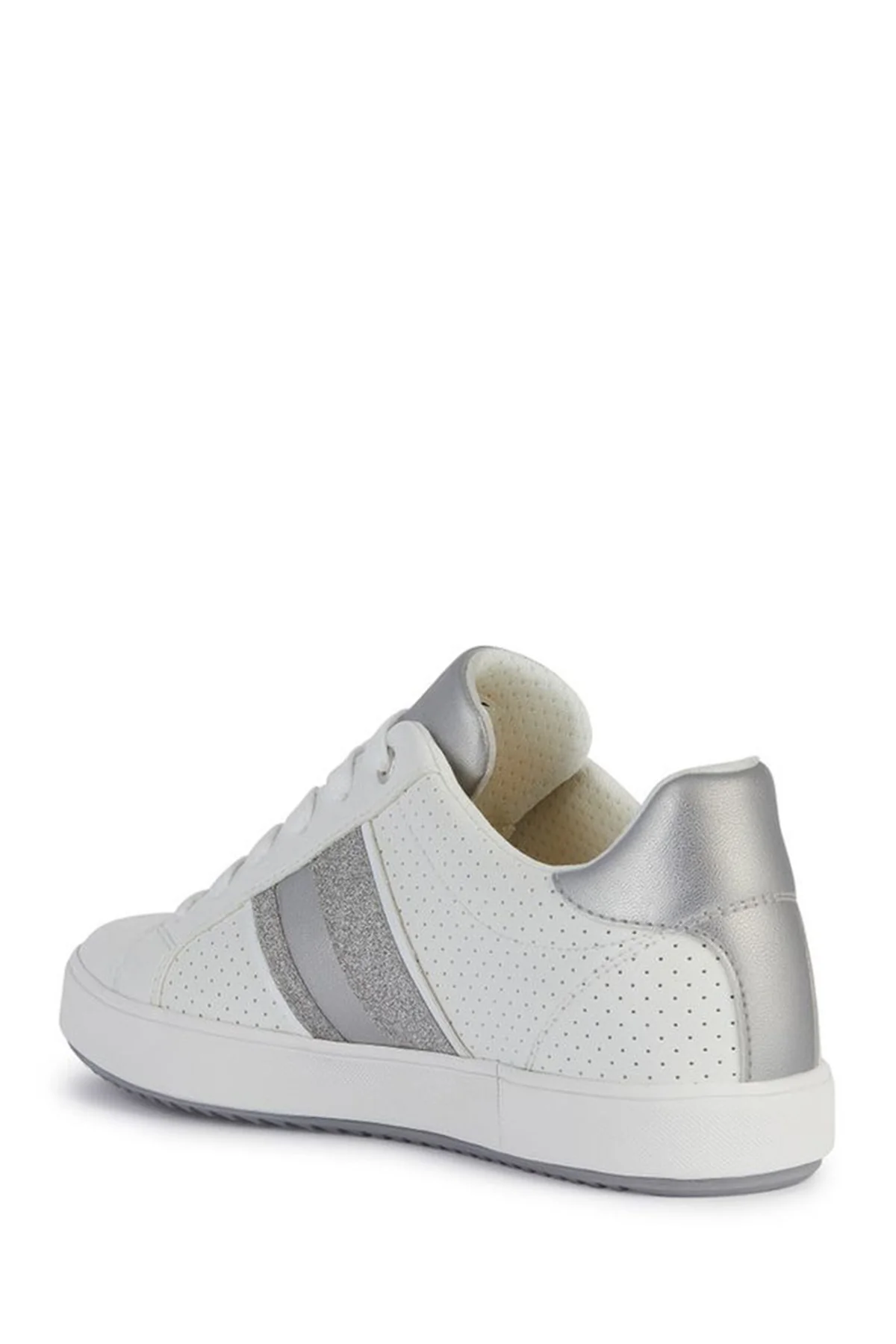 Geox Kadın Beyaz Blomiee Bağcıklı Deri Sneaker - Image 2