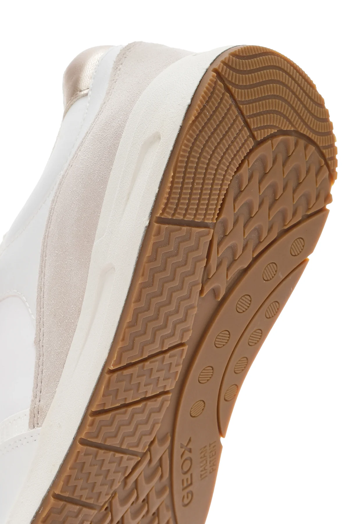 Geox Kadın Beyaz Bulmya Bağcıklı Deri Sneaker - Image 8