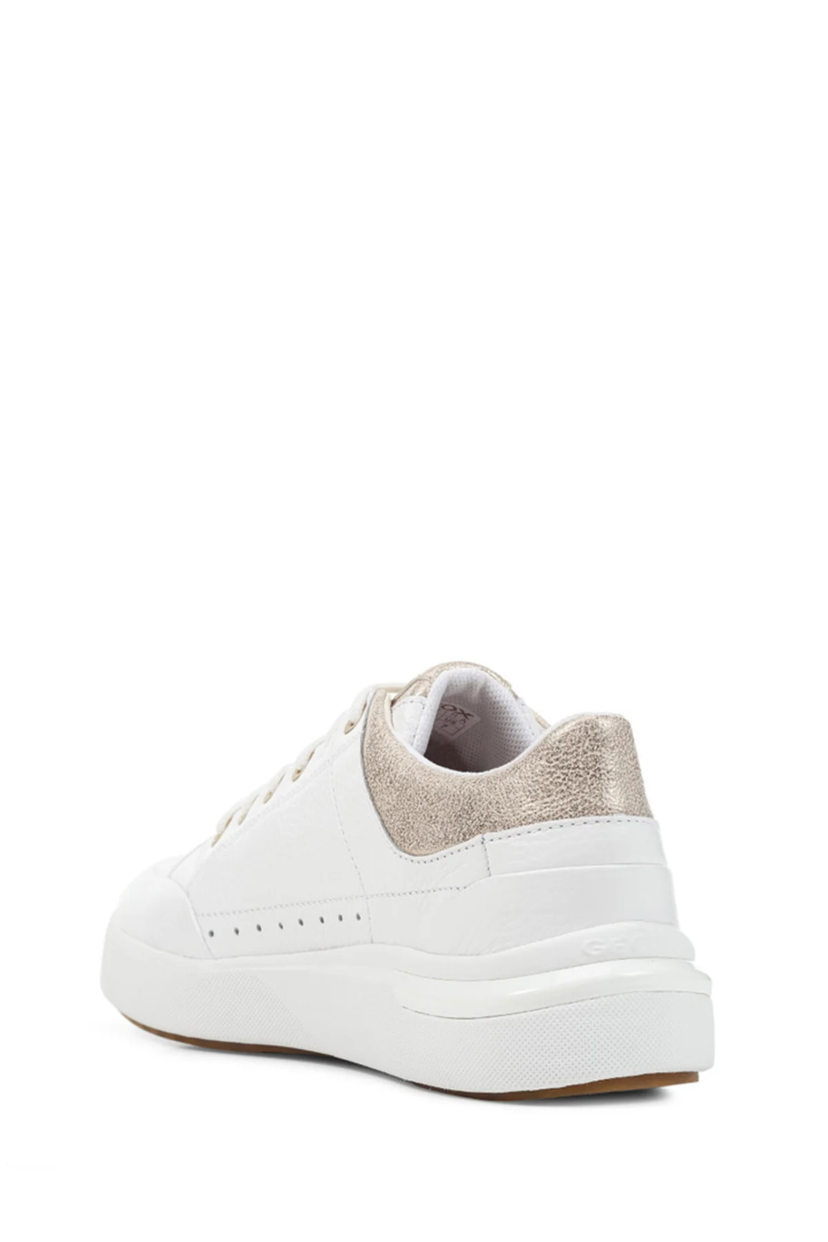 Geox Kadın Beyaz Dalyla Bağcıklı Deri Sneaker - Image 2
