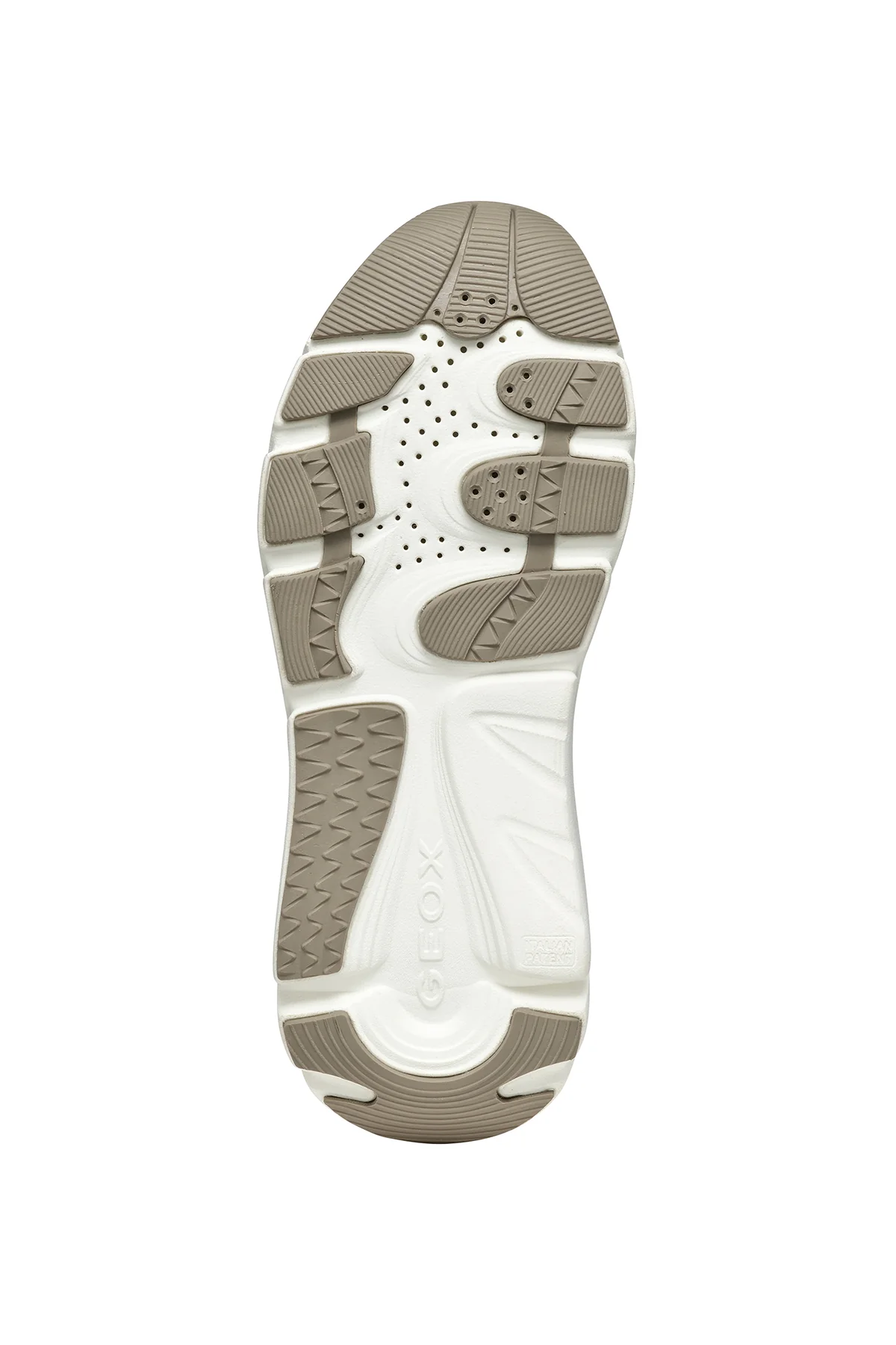 Geox Kadın Beyaz Diamanta Bağcıklı Kalın Tabanlı Süet Deri Spor Sneaker - Image 6