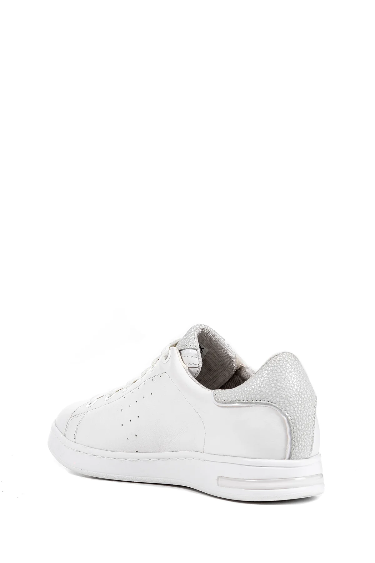 Geox Kadın Beyaz Jaysen Bağcıklı Deri Sneaker - Image 5