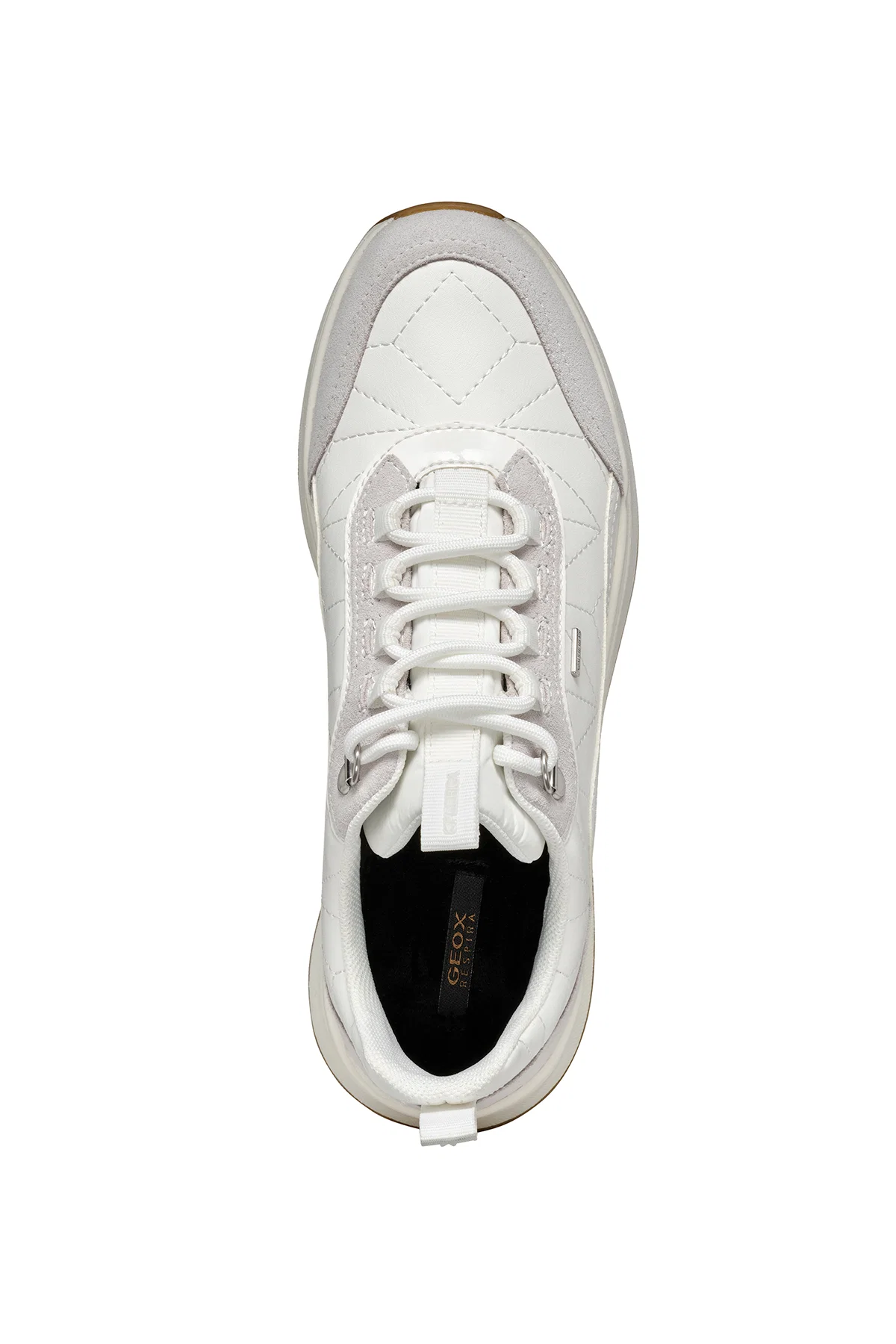 Geox Kadın Beyaz Spherica Actif X2 Abx Bağcıklı Waterproof Sneaker - Image 9