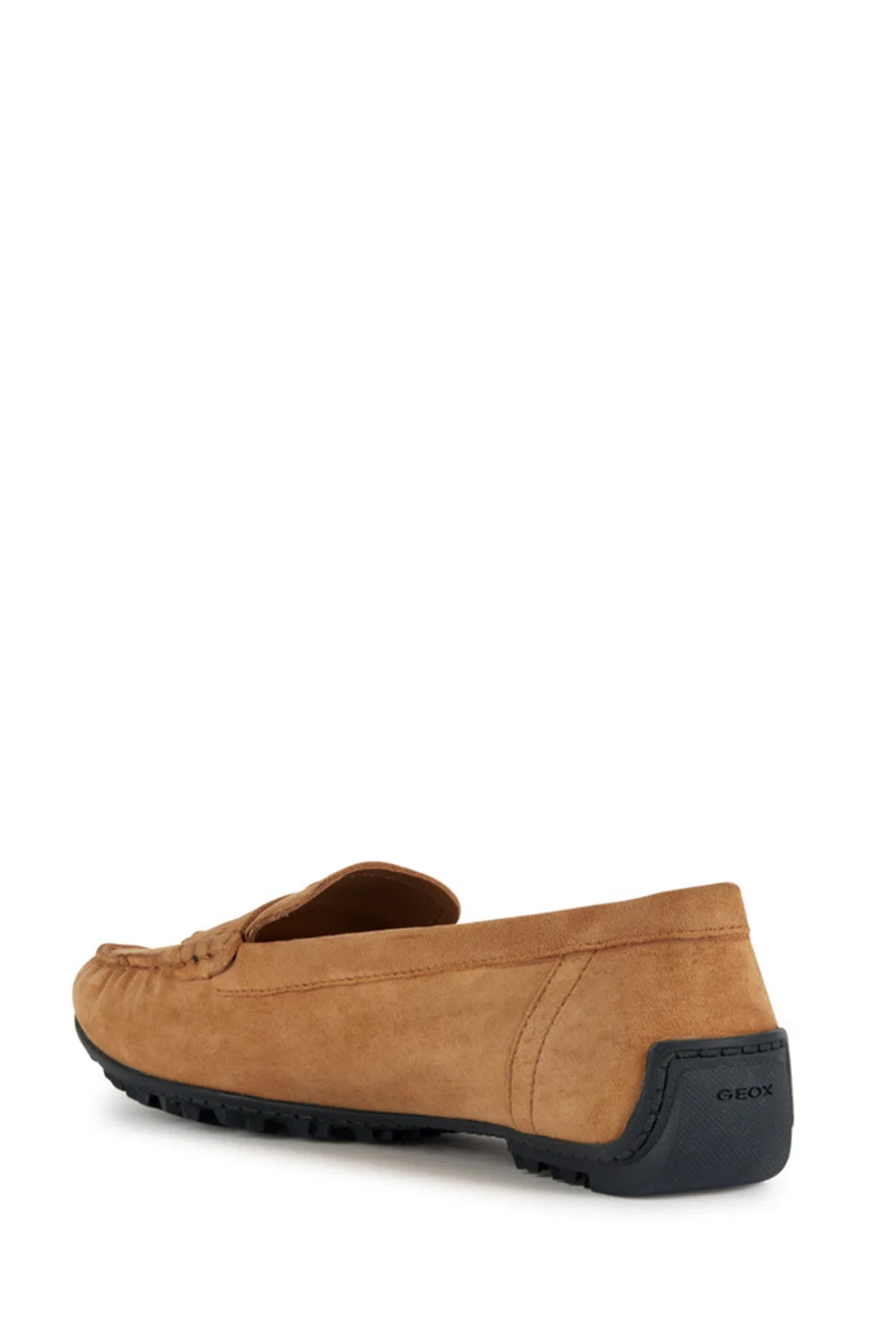 Geox Kadın Camel Kosmopolis + Grip Süet Deri Loafer - Image 3