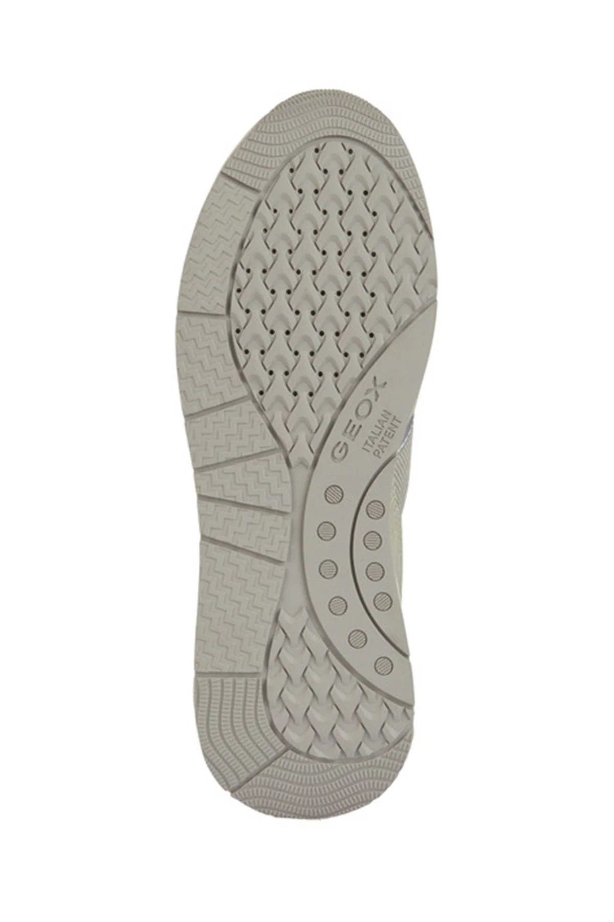 Geox Kadın Gri Bağcıklı Deri Sneaker - Image 6