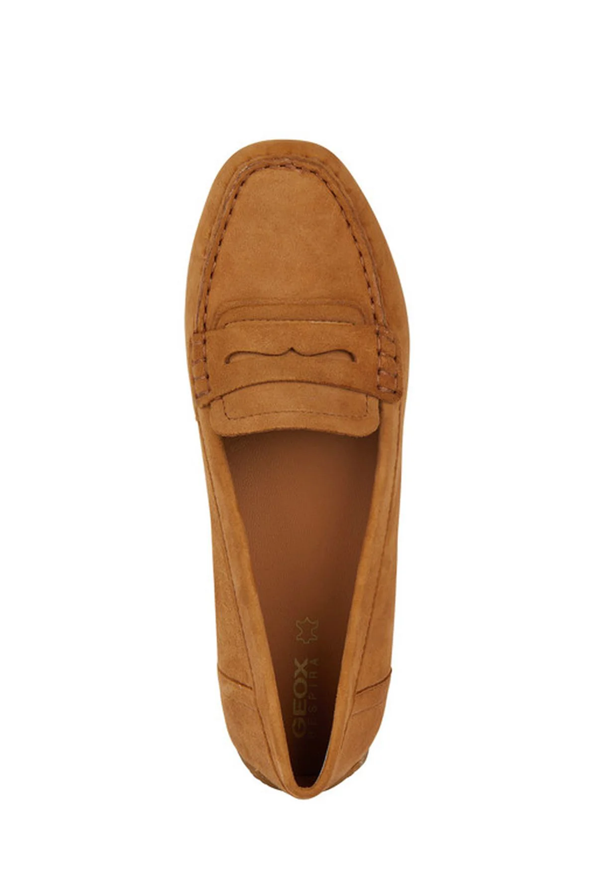 Geox Kadın Kahverengi Kosmopolis + Grip Süet Deri Loafer - Image 5