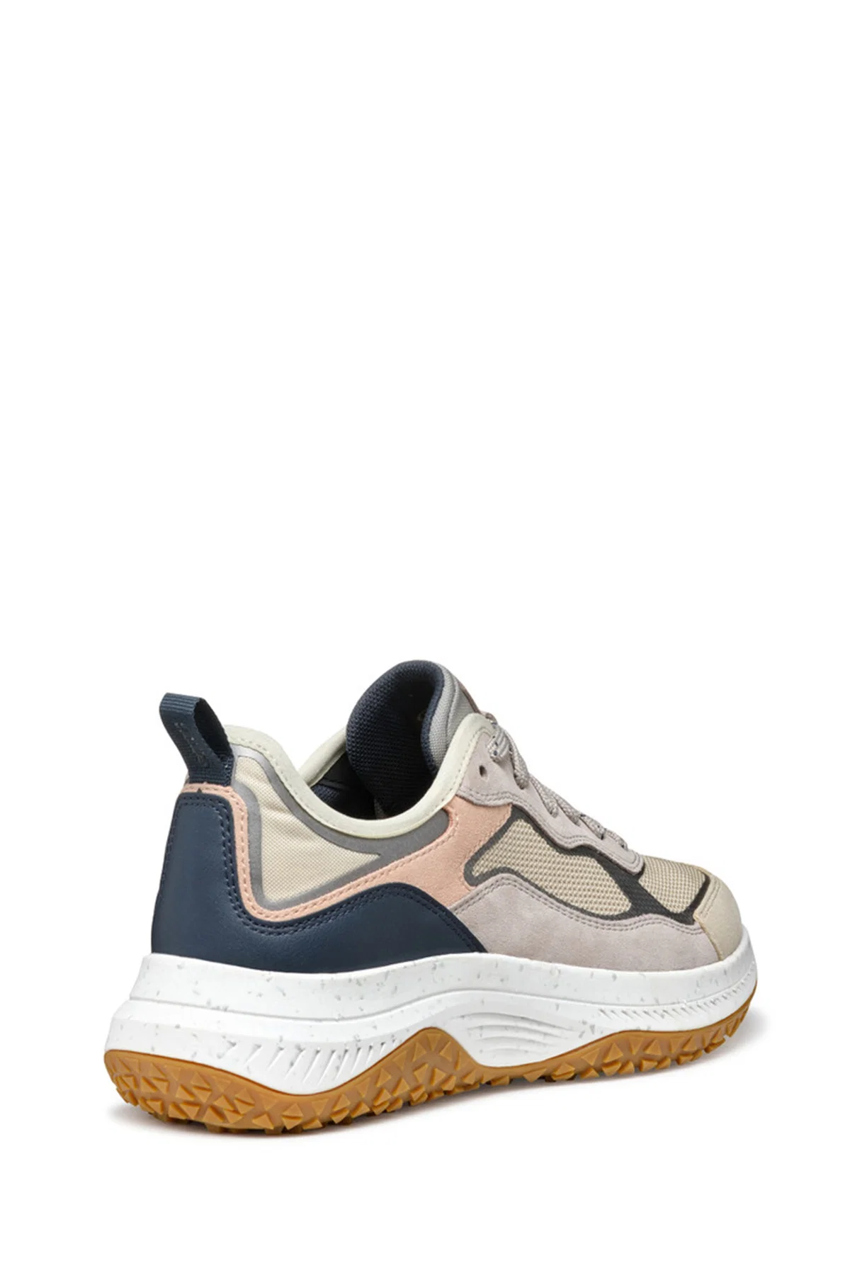 Geox Kadın Kahverengi Oliviera + Grip Bağcıklı Kalın Tabanlı Deri Sneaker - Image 5