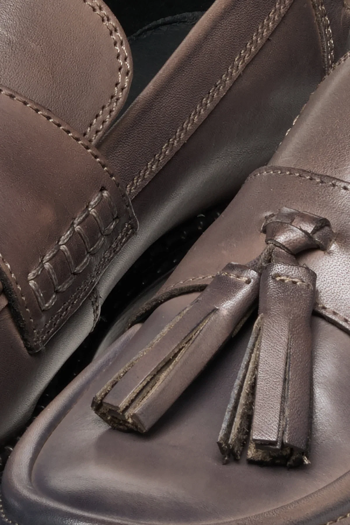 Geox Kadın Kahverengi Serilda Deri Maskülen Loafer - Image 11