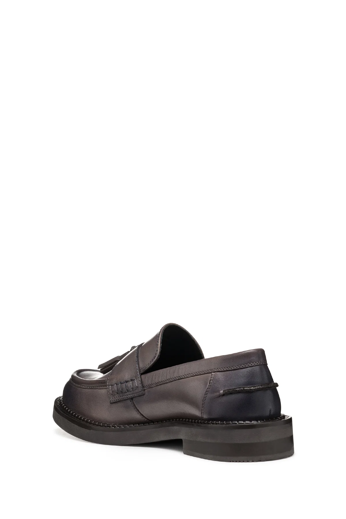 Geox Kadın Kahverengi Serilda Deri Maskülen Loafer - Image 7