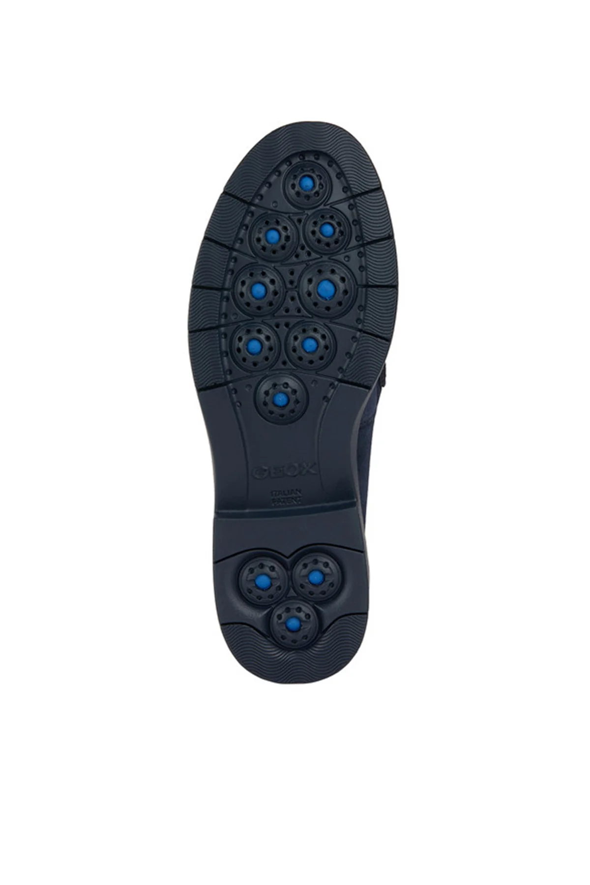 Geox Kadın Lacivert D Spherica Ec1 Süet Deri Maskülen Loafer - Image 7