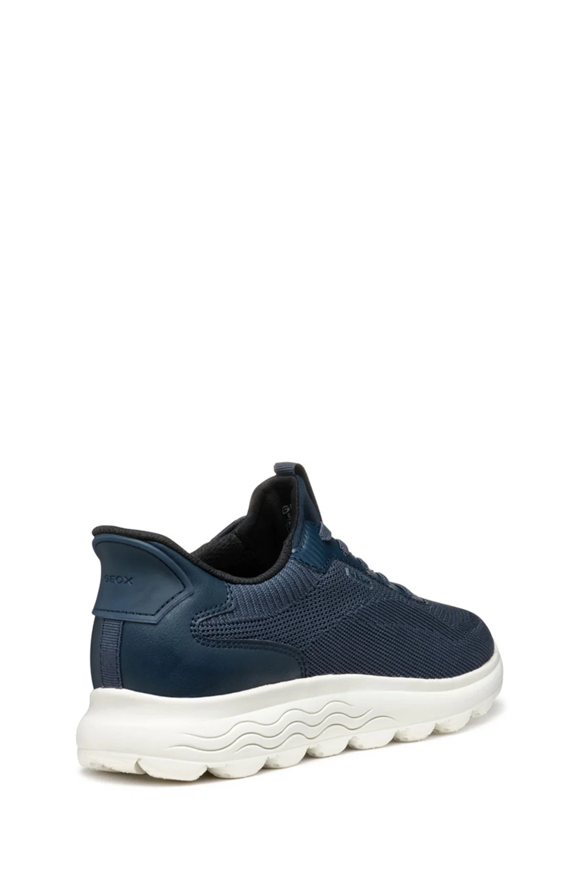 Geox Kadın Lacivert D Spherica Plus A - Knit.Te + Sy Bağcıklı Kumaş Sneaker - Image 4